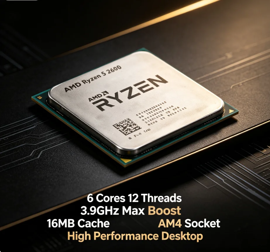 Cpu Fan - Processador de Desktop para Jogos AMD