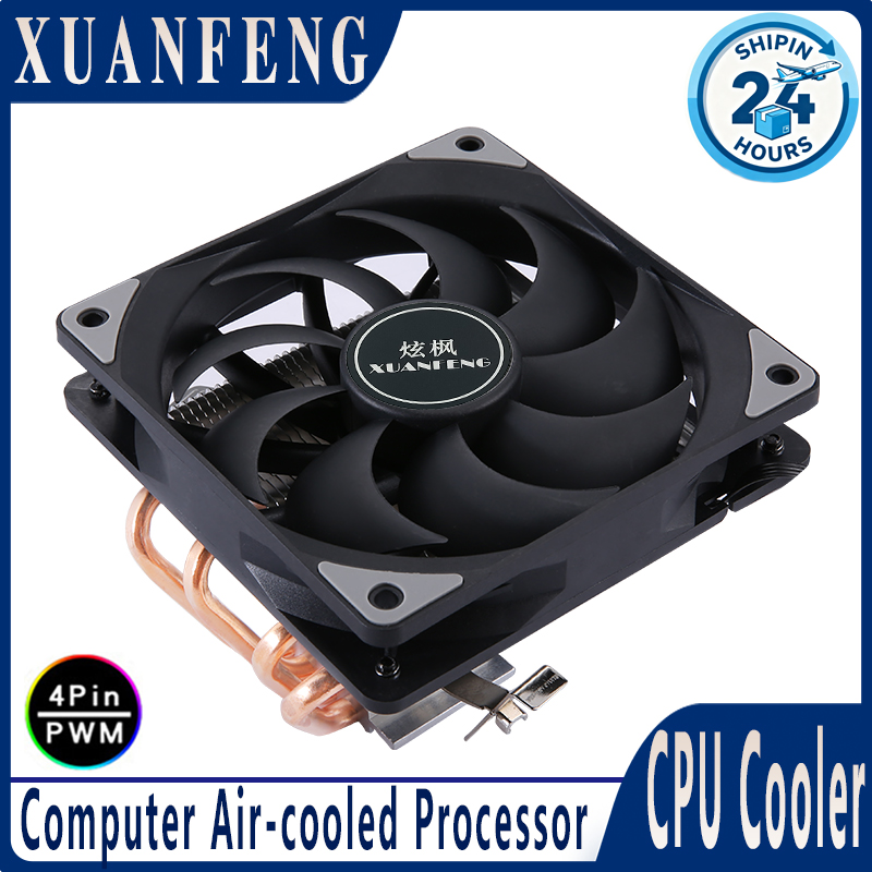 Air Cooler Cpu - Ventoinha XUANFENG 4 pinos/PWM 120mm para