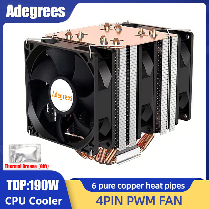 Air Cooler Cpu - Cooler de cpu com 6 tubos