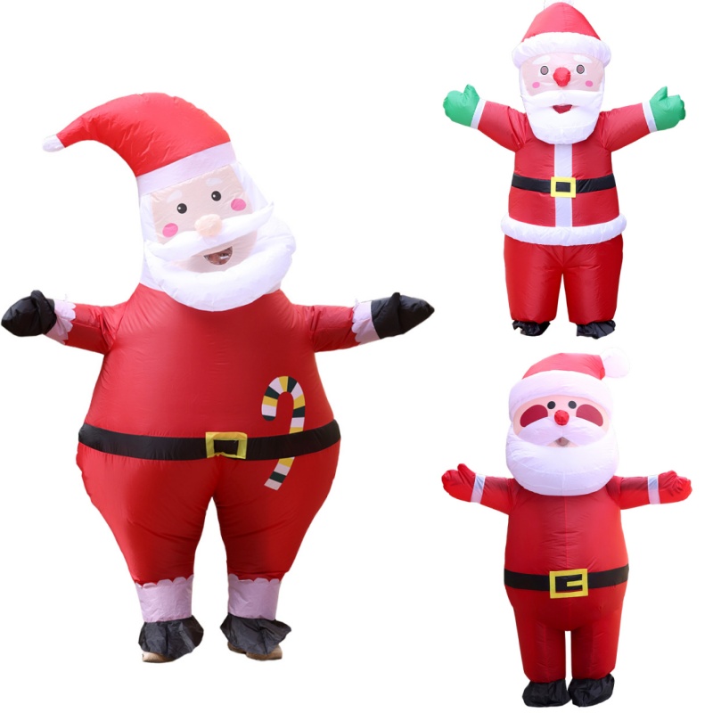 Case Fan - Fantasia Inflável de Papai Noel para