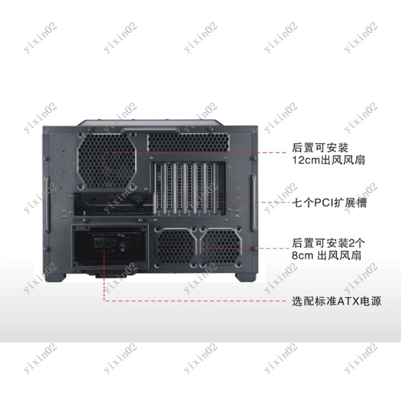 Caixa de computador da placa-m - Case Fan avaliação e preço