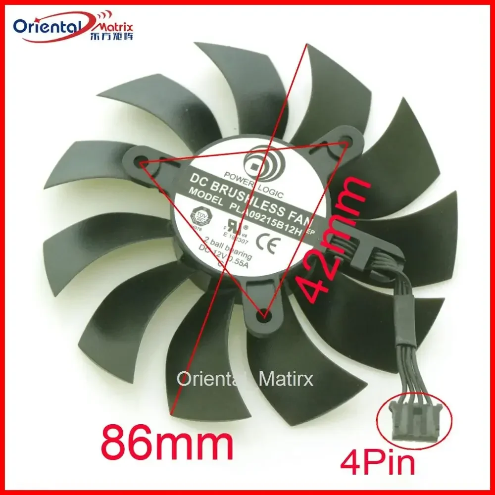 PLA09215B12H 12V 0,55A 86mm Ve - Gpu Cooler avaliação e preço