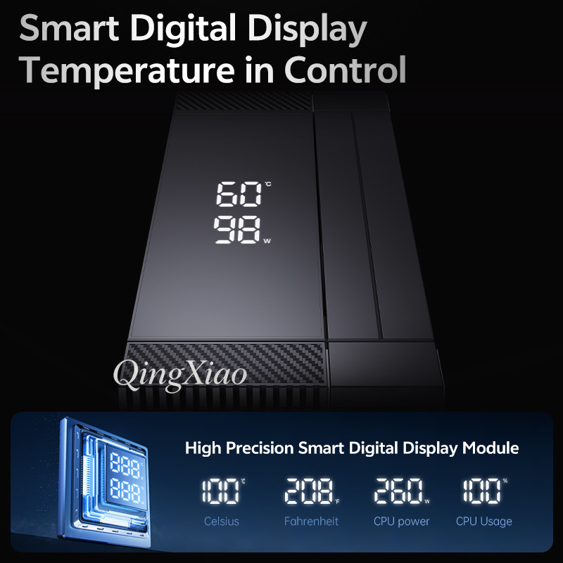 Cooler de CPU com Display Digi - Air Cooler Cpu avaliação e preço