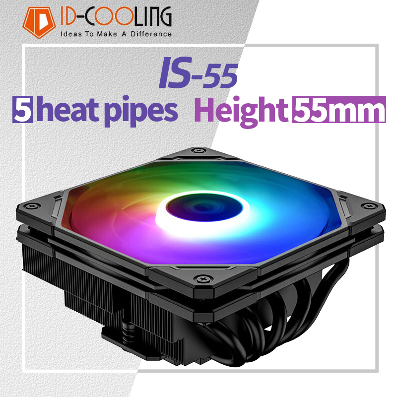 ID-COOLING IS-55 5 Heatpipe CP - Air Cooler Cpu avaliação e preço