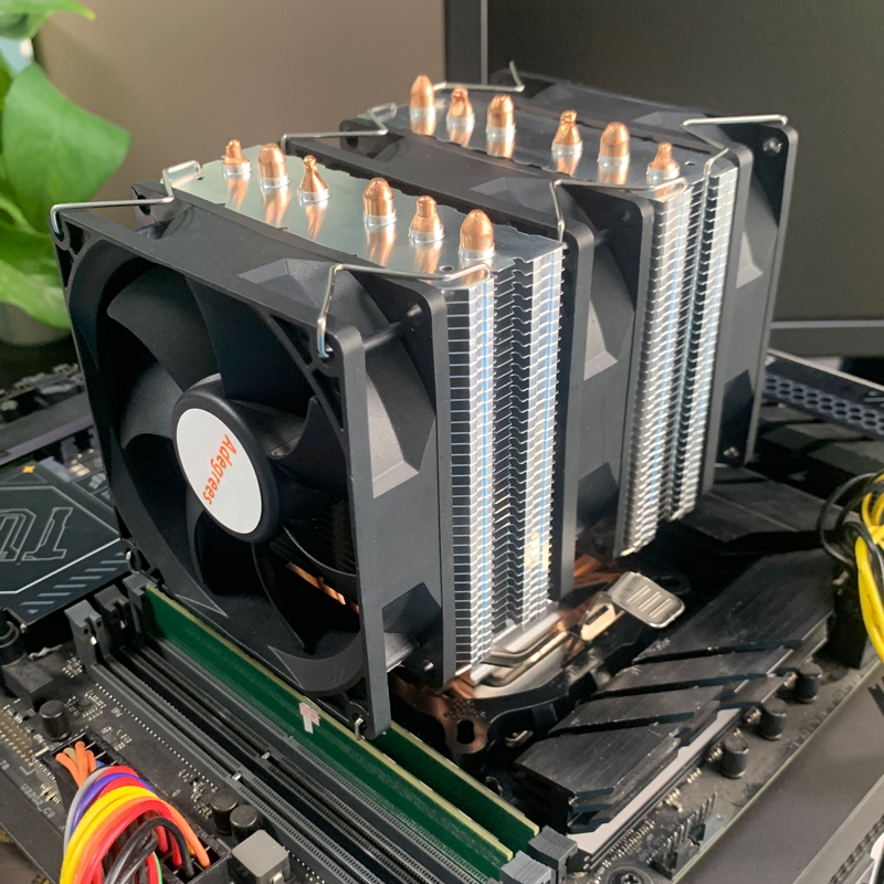 Cooler de ar para CPU com 6 tu - Air Cooler Cpu avaliação e preço